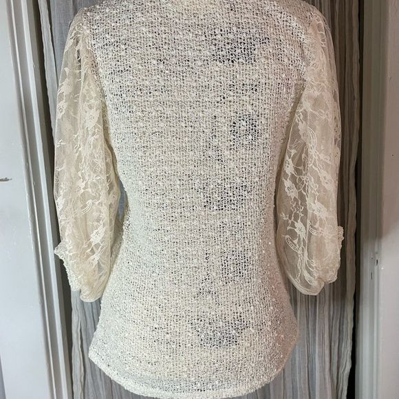 a’reve Elegant Lace Sequins “Going Out Top” - Picture 6 of 11